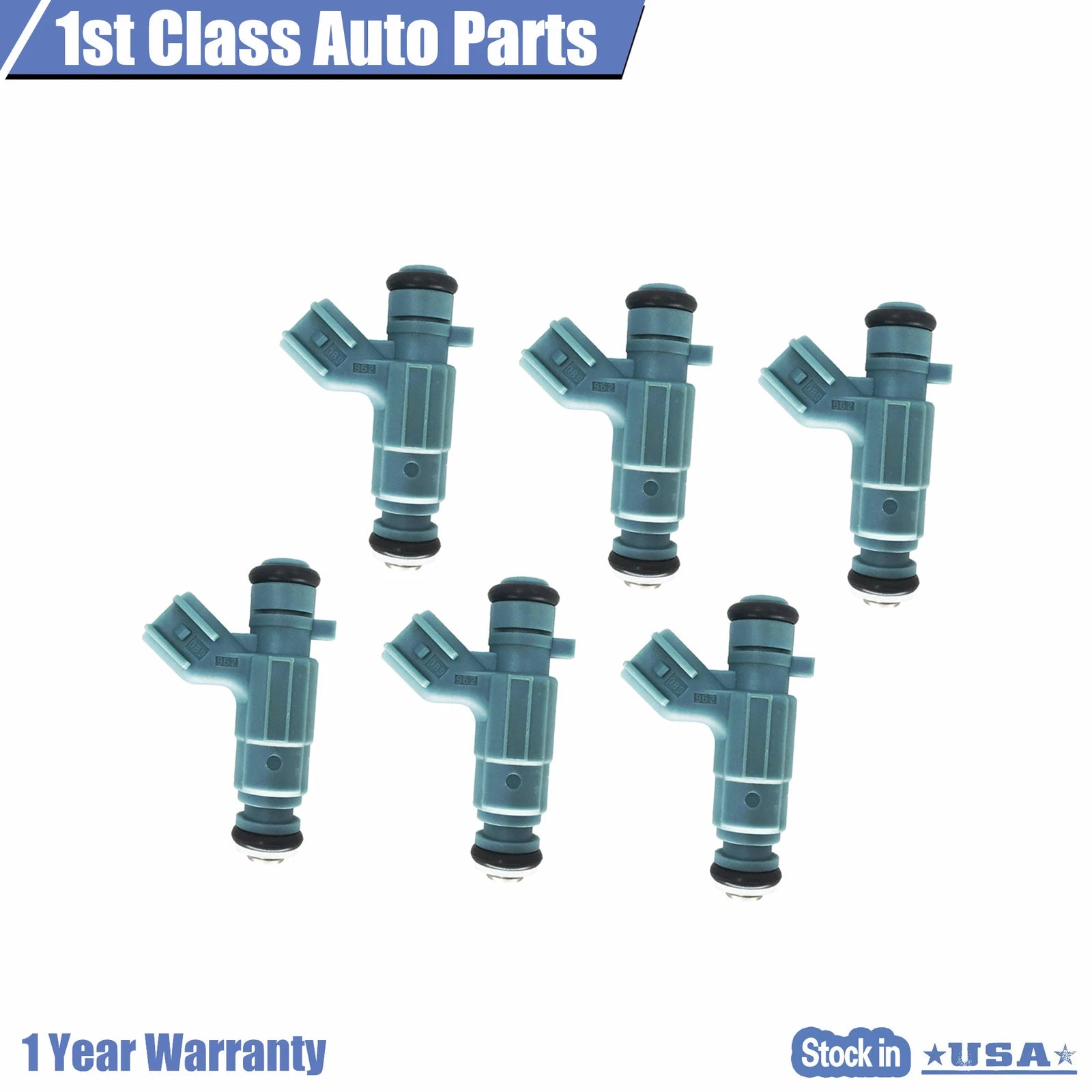 Set of 6 Fuel Injectors for Dodge Stratus Chrysler Sebring (1995–2006)