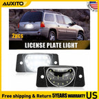 2X LED License Plate Lights for Chevy Trailblazer GMC Envoy (2002–2009)