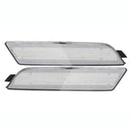 2X Clear LED Amber Front Bumper Side Marker Light for Audi Q3 (2015–2018)