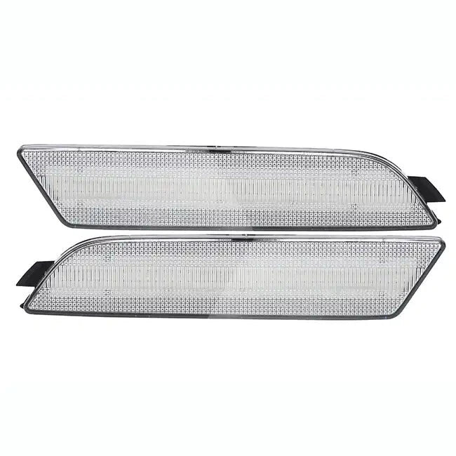 2X Clear LED Amber Front Bumper Side Marker Light for Audi Q3 (2015–2018)