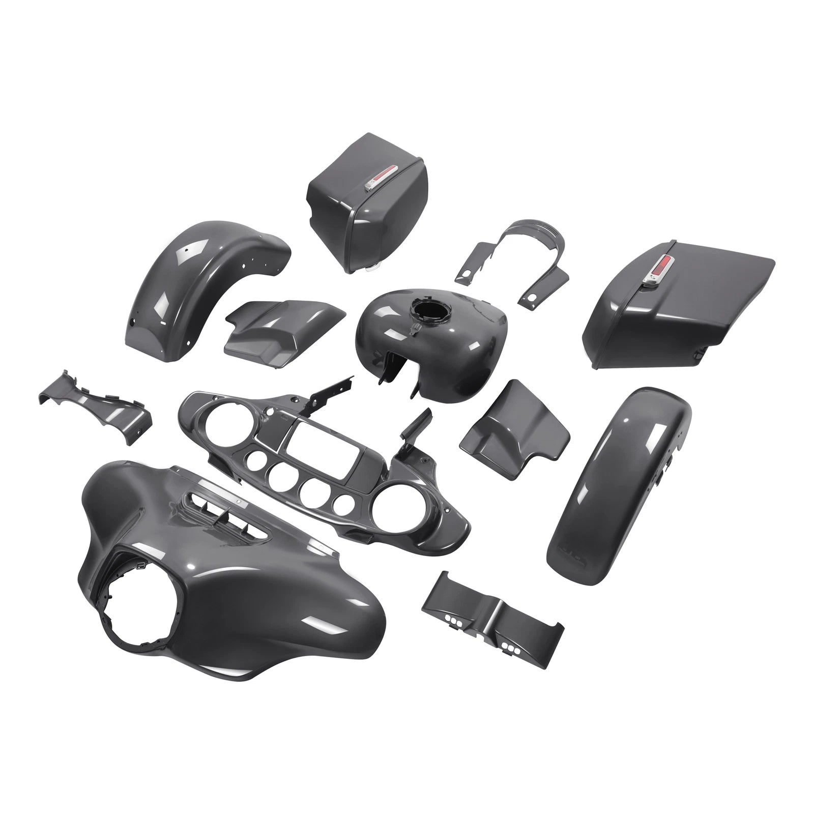 Fairings Body Painted Set for Harley Street Glide (2014–2023) Gauntlet Gray Metallic