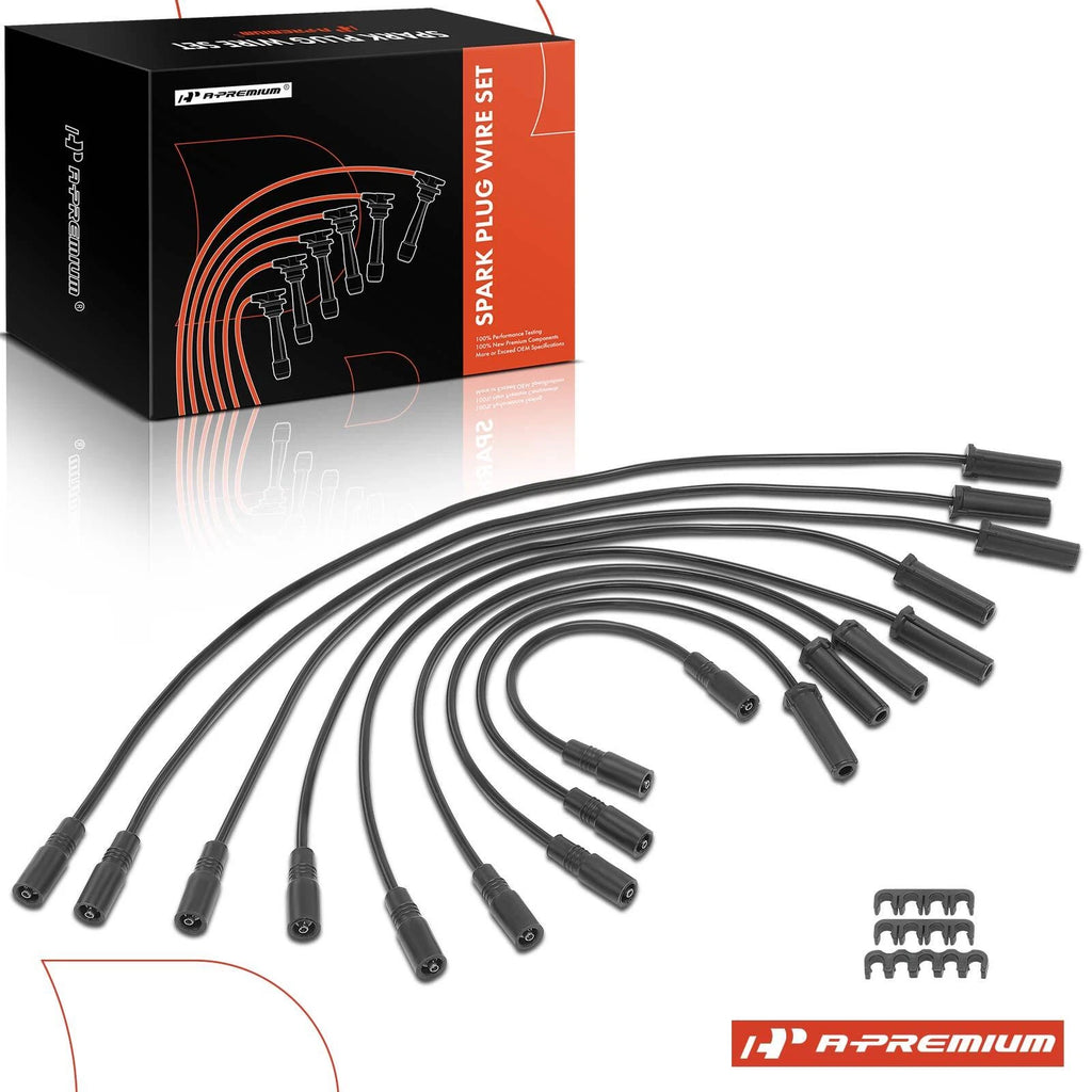 9x Spark Plug Wire Set for Chevy GMC C2500 (1999–2007)