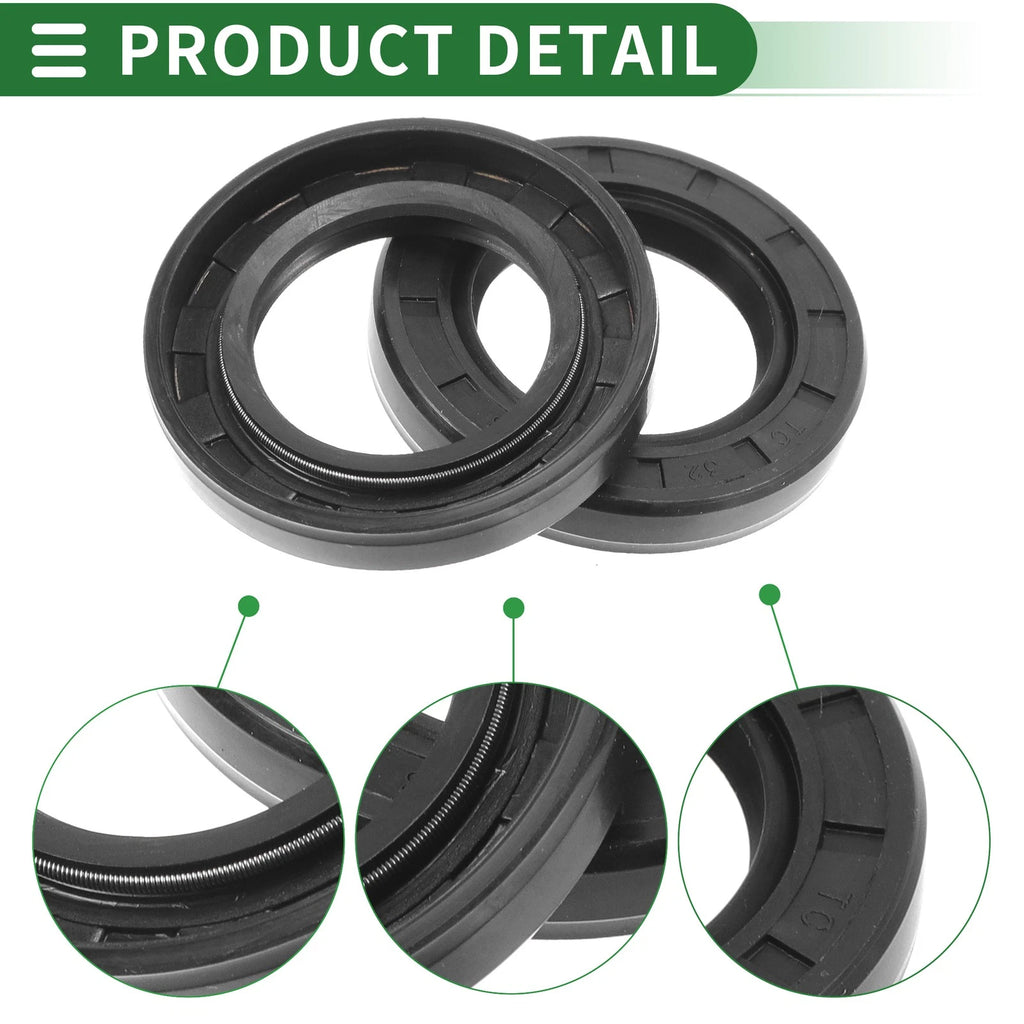 Set of 5 Oil Seal Rotary Shaft Seal NBR Rubber 32x52x8mm