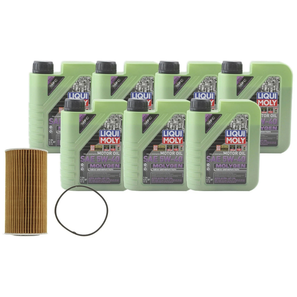 Liqui Moly Molygen 5W40 Engine Oil Change Kit for Audi TT RS Quattro (2017–2023)