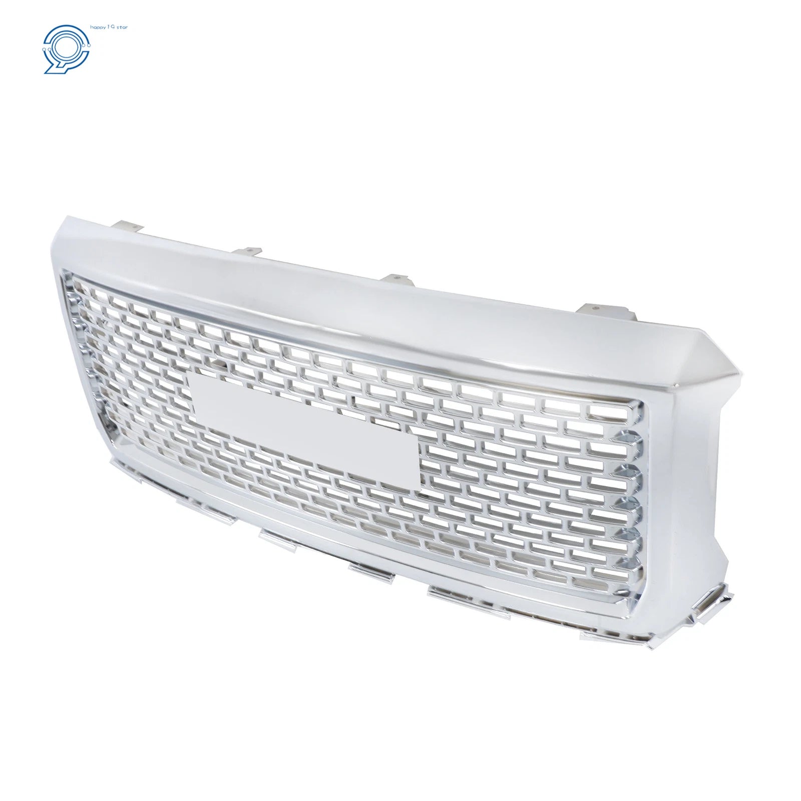 Chrome Mesh Front Bumper Upper Grille for GMC Sierra 1500 Denali (2014-2015)