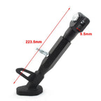 Adjustable Kickstand Foot Side Stand for Universal Motorcycle - Black