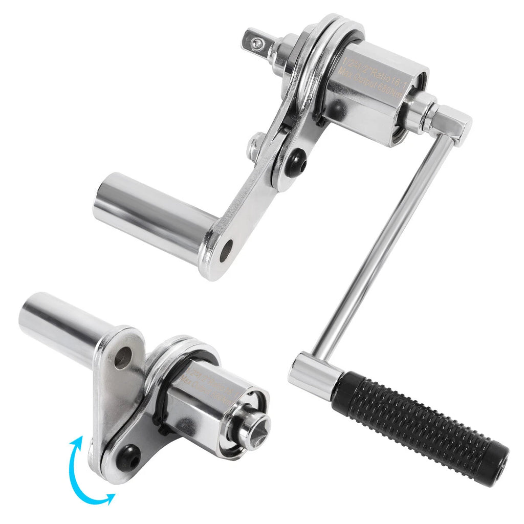 Torque Multiplier Wrench for Lug Nut Removal (17mm, 19mm, 21mm)