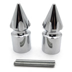 Chrome Spike Bar Ends for Suzuki GSX-R 600 750 1000 1100 (2001–2023)