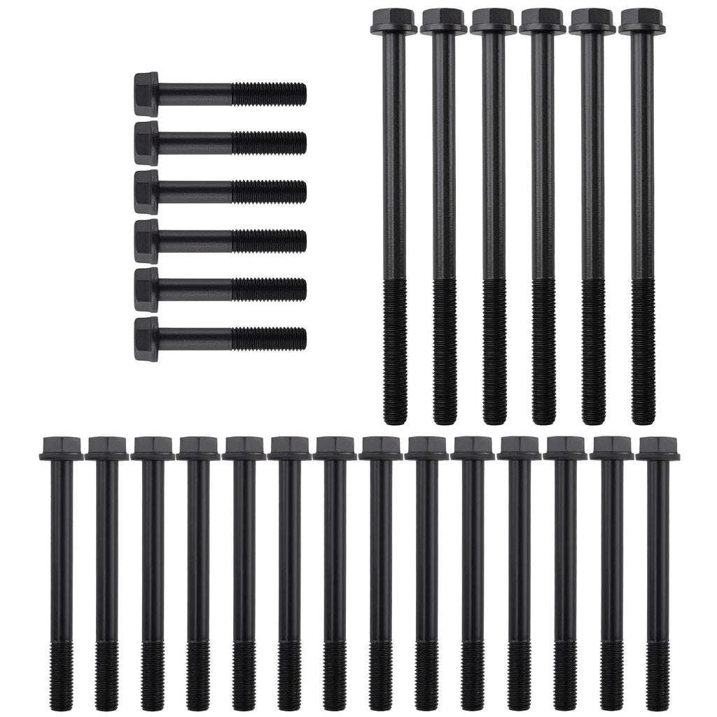 26 pcs Cylinder Head Bolts for Cummins 6BT Dodge Ram 5.9L (1989–1998) 3900046