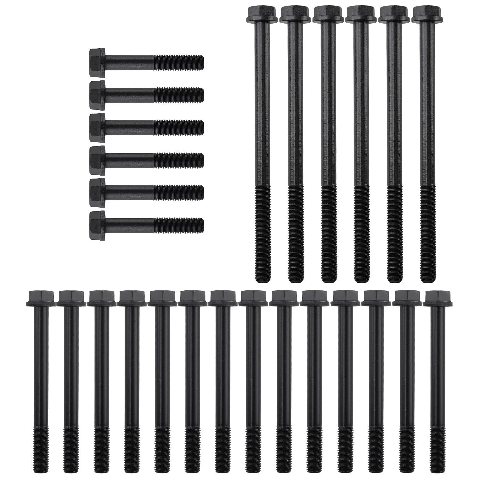 26 pcs Cylinder Head Bolts for Cummins 6BT Dodge Ram 5.9L (1989–1998) 3900046