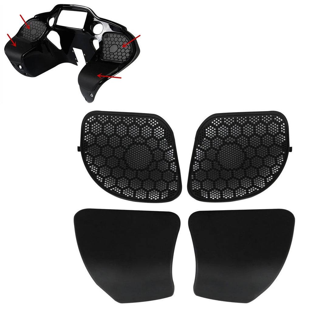 Fairings Glove Box Doors Speaker Grills for Harley Road Glide FLTR (2015–2023)