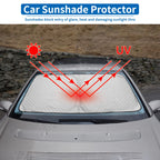 Car Window Cover for Honda N-BOX (JF3/JF4) (Aluminum Film, Foldable, Black)