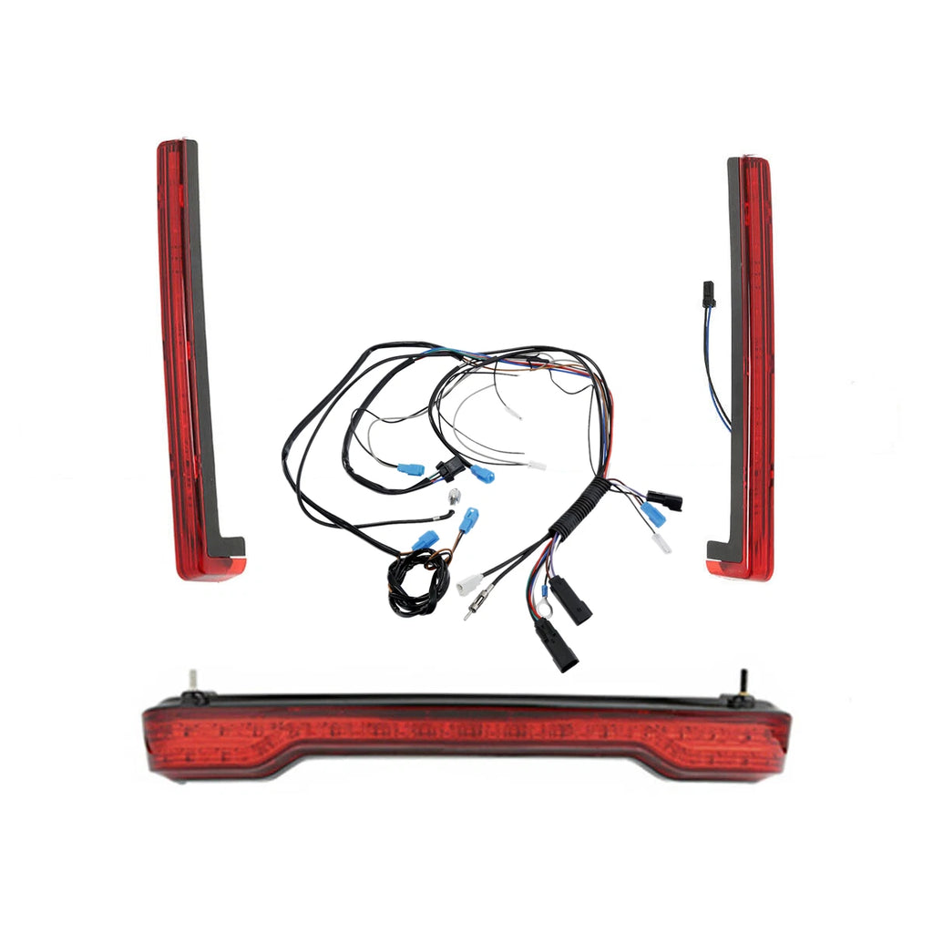 Brake Turn Tail Side Lights & Wiring Harness for Harley Touring (2014–2023)
