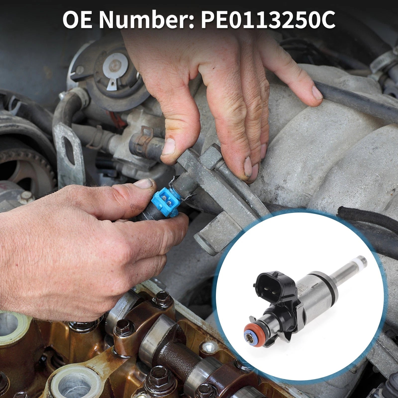 Fuel Injector No.PE0113250C for Mazda MX-5 Miata (2016–2018)