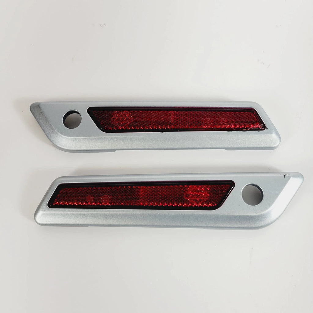 Saddlebag Latch Hinge Cover for Harley-Davidson Touring (2014–2023) - Barracuda Silver Denim