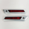 Saddlebag Latch Hinge Cover for Harley-Davidson Touring (2014–2023) - Barracuda Silver Denim