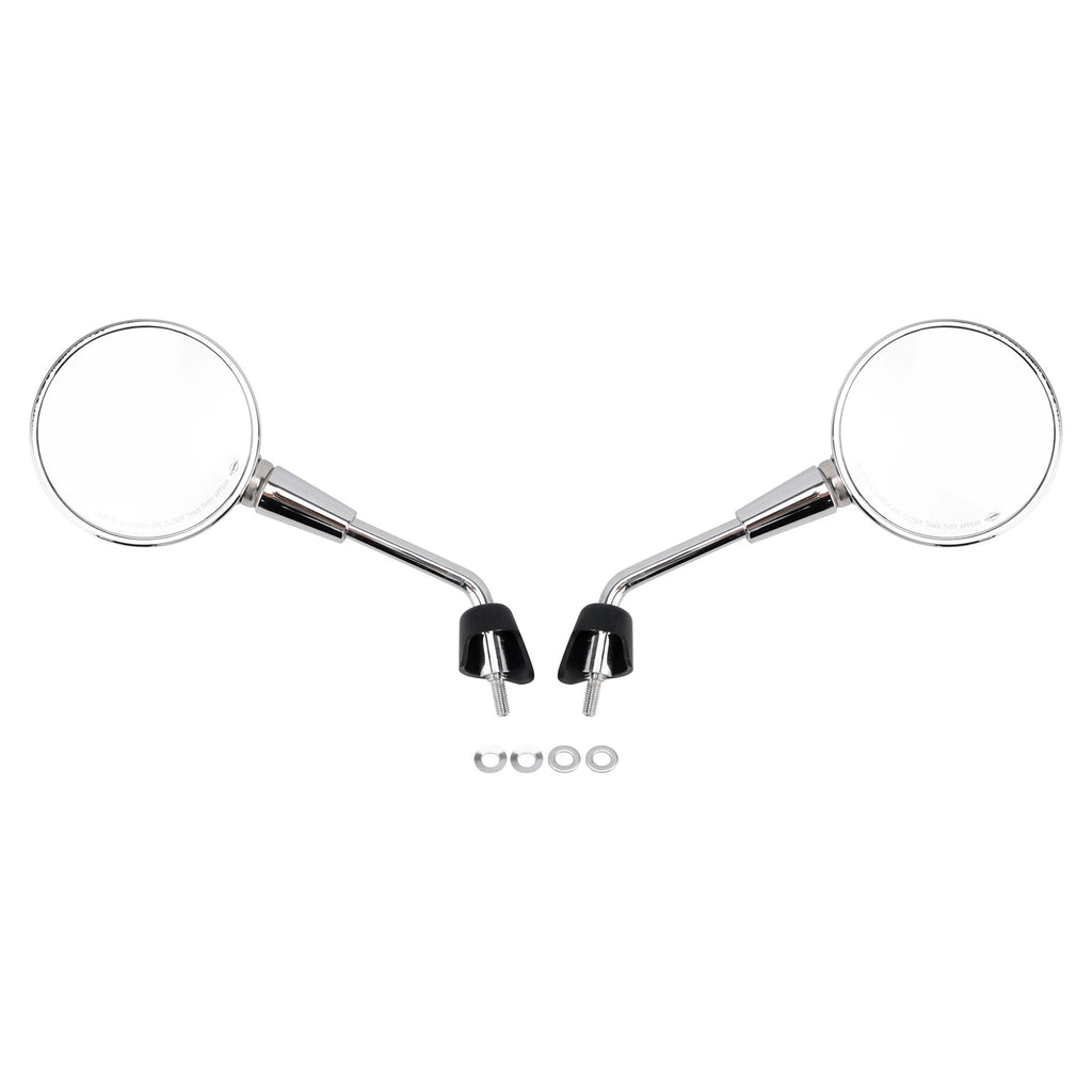 Chrome Mirror Set for Vespa Primavera 50 125 150 Sprint GTS 125 300 (2014–2023)