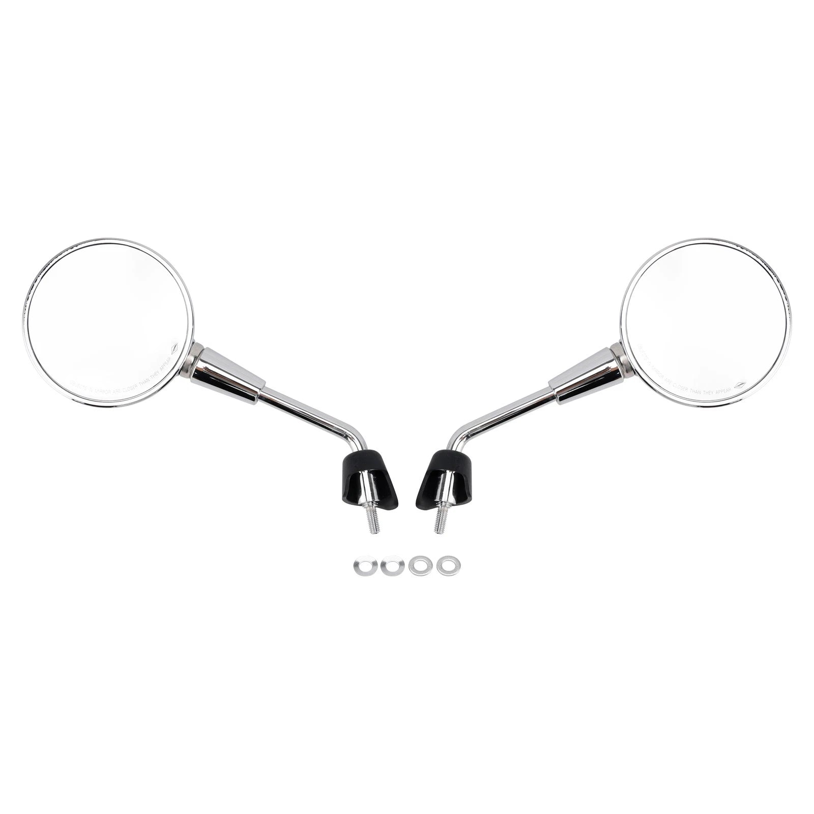 Chrome Mirror Set for Vespa Primavera 50 125 150 Sprint GTS 125 300 (2014–2023)