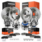 Front & Rear Disc Rotors & Brake Pads Set for Chevrolet 