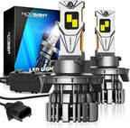 2X H13 LED Headlight Bulbs 9008 High Low Beam 30000LM 6500K for