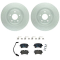 Bosch QuietCast Rear Rotors & Hella Low-Met Disc Brake Pad Kit for A6 A7 (2012–2018)
