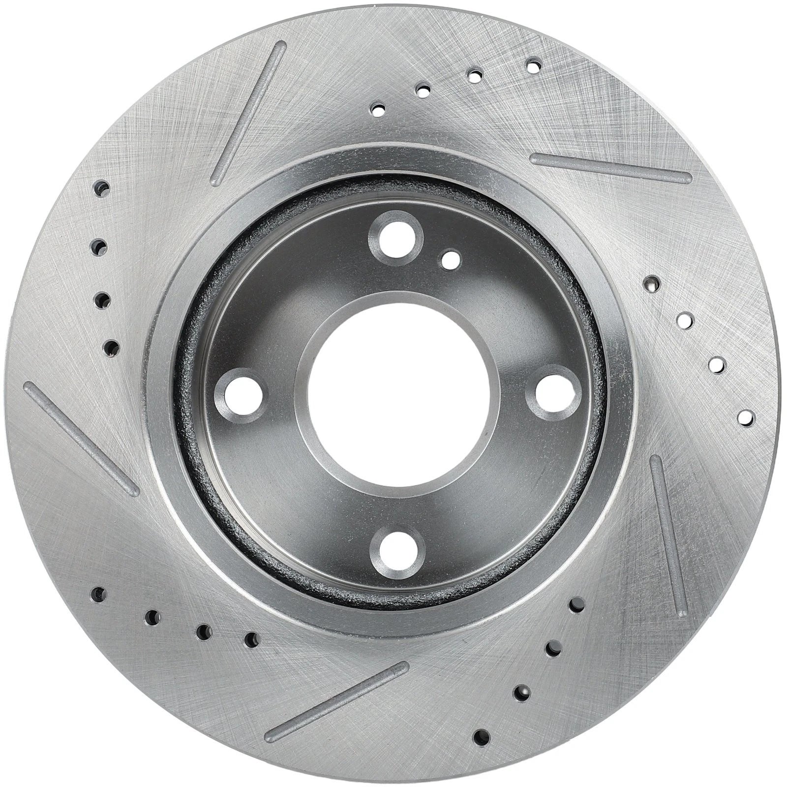 Front Drilled & Slotted Brake Rotors for Ford Fiesta (2014–2019)
