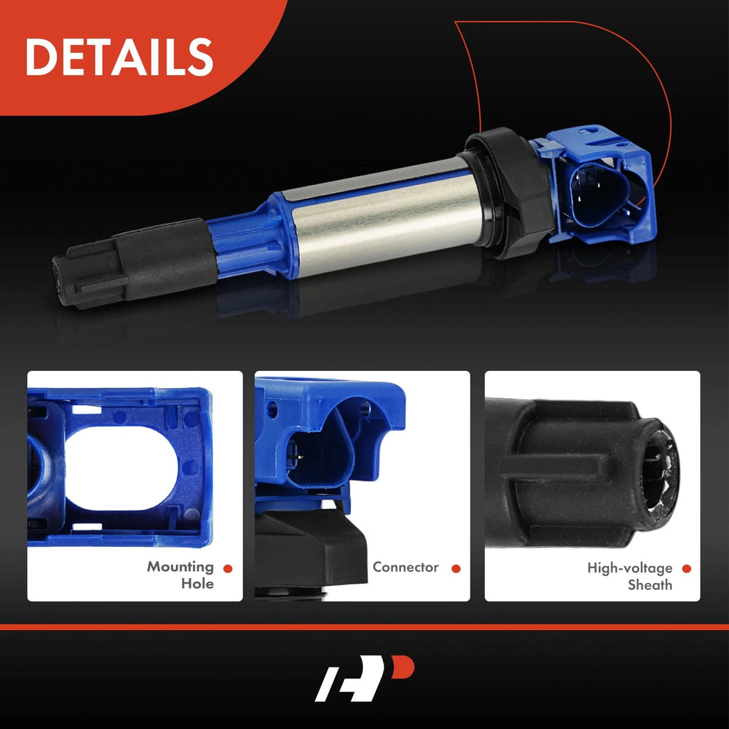 8x Blue Ignition Coil for BMW X5 545i 550i 645Ci 650i 745i 750i (2000–2006)