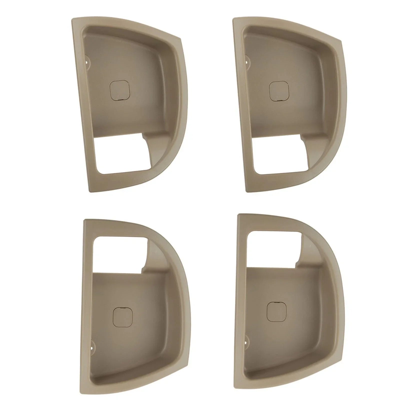4 x Inside Door-Handle Trim Cover Beige L&R for Hyundai Santa Fe (2007���2012)