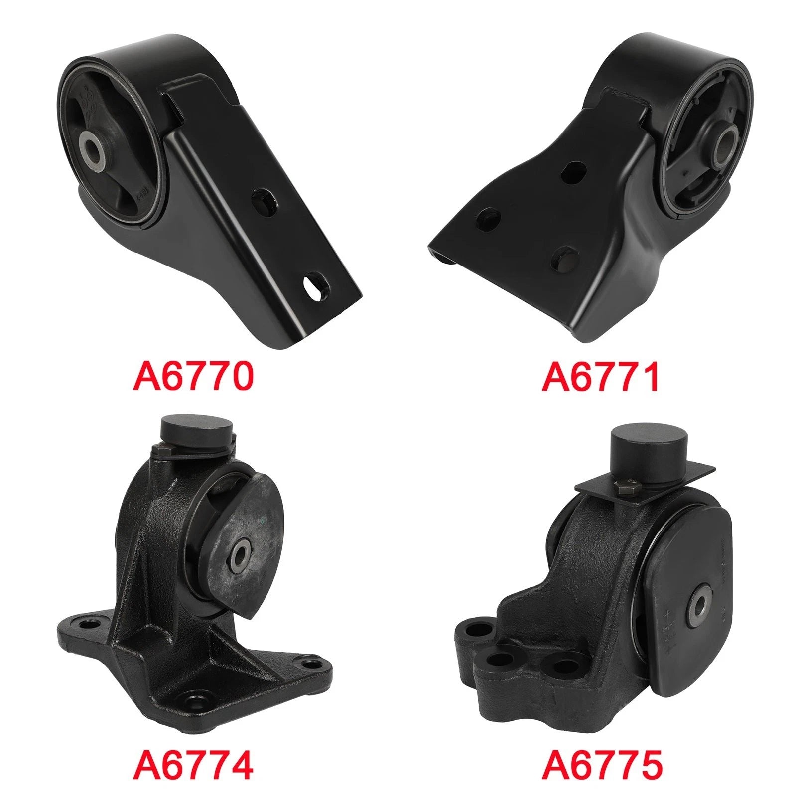 Engine Motor Trans Mount Set of 4 for Kia Sedona (2002–2005) 3.5L V6