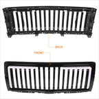 Vertical Slat Front Bumper Grille + L-Shape LED Bar for Chevy Silverado 1500 (2014–2015)