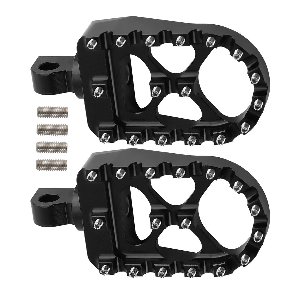 CNC Wide Foot Pegs for Harley Dyna (1993–2017) & Sportster 883 (2009–2017)