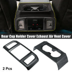 2X Rear Cup Holder Cover for Ford F-150 (2015–2019)