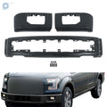 Front Bumper with Fog Light Hole for Ford F150 (2015–2017) Black Steel