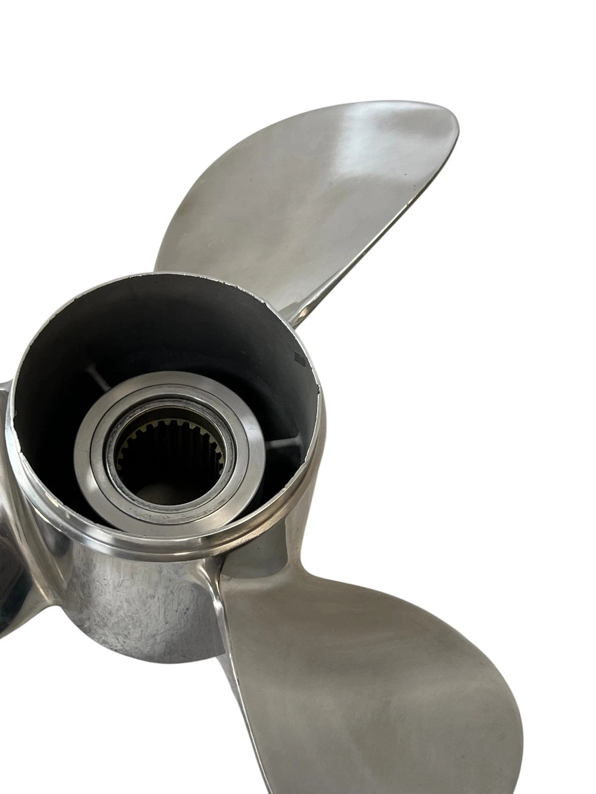 3X 15 1/2 x 25.5F Front LH Dual SS Propeller for Suzuki (OEM)