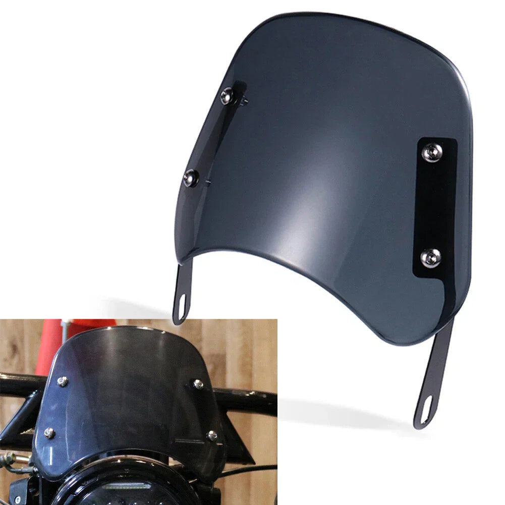 Universal 5-7'' Round Headlight Windscreen for Motorcycle