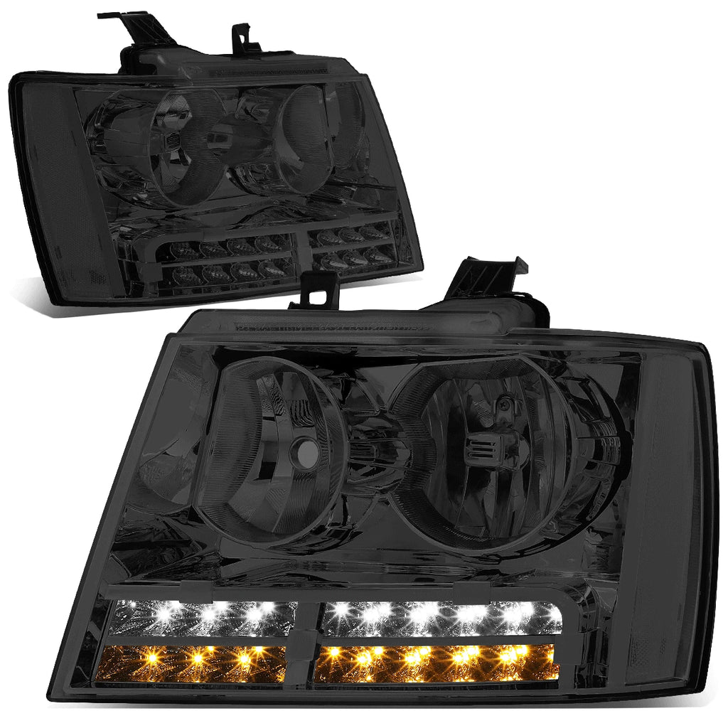 LED DRL Turn Signal Headlight Lamps for Tahoe Suburban (2007–2014)