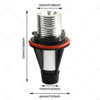 2X LED Halo Ring Light Bulbs for BMW X5 E39 E53 E60 E61 E63