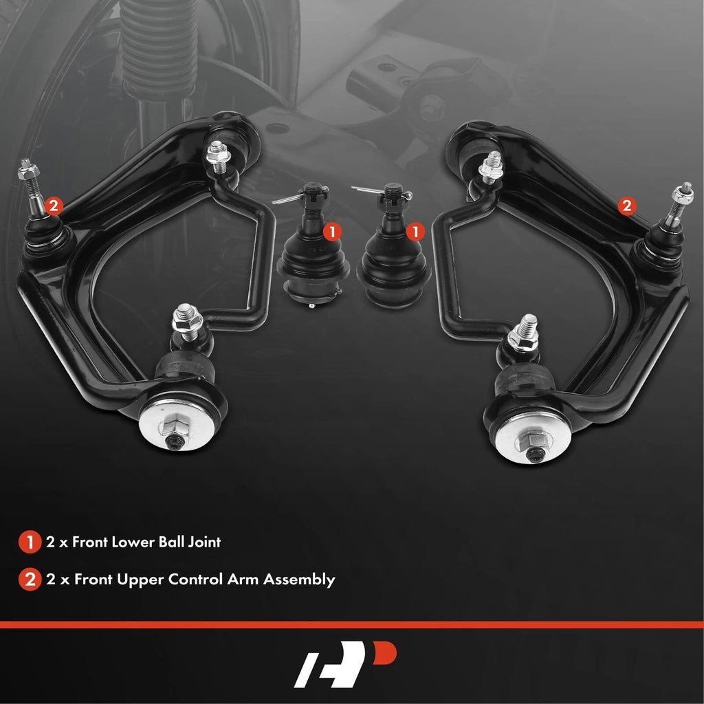 Set of 4 Front Control Arms with Ball Joints for Ford Explorer