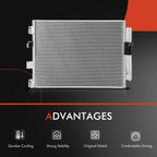 Radiator & AC Condenser with Drier for Ford Focus (2012-2018)