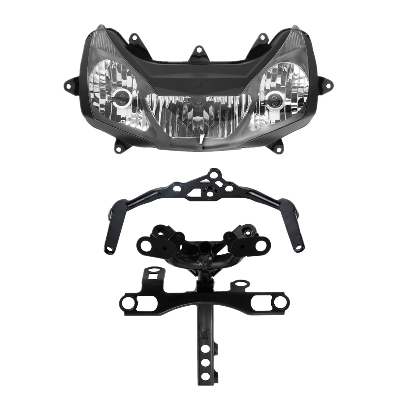 Headlight Lamp & Upper Fairing Stay Brackets for Honda CBR954RR (2002–2003)
