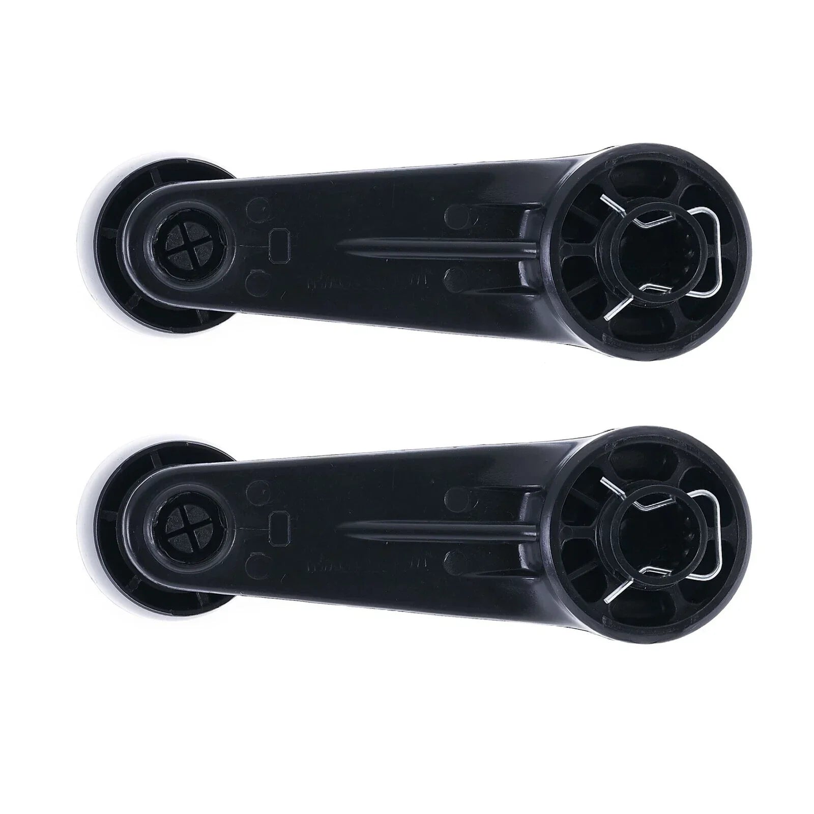 2 x Black FRONT LH+RH Window Crank Handle for Toyota Landcruiser (1969–2007)