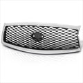 Diamond Mesh Grille with Badge Slot for Infiniti Q50 (2014–2017)