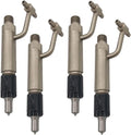 Set of 4 Fuel Injectors 729503-53100 for Komatsu Excavator PC25-1 PC30-7 PC50FR-1