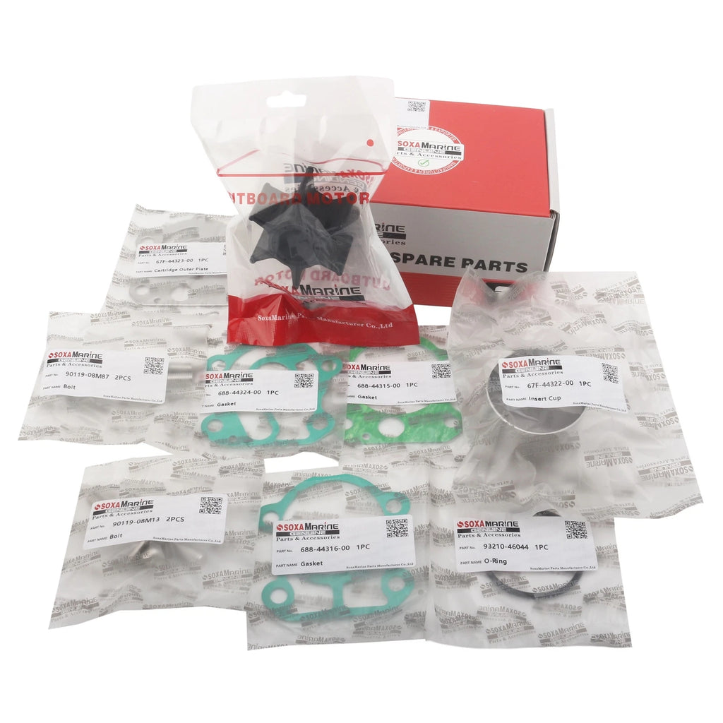 Water Pump Repair Service Kit 67F-W0078-00 for Yamaha Outboard