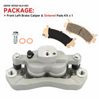 Front Left Brake Caliper w/Pads for Honda Pioneer 1000 (2016–2023)