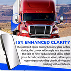 Heated Upper Flat Rear View Mirror Glass for Freightliner Cascadia (2008–2016)