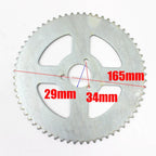 64 Teeth Rear T8F Chain Sprocket for 49cc Mini Pocket Quad ATV (43-49)