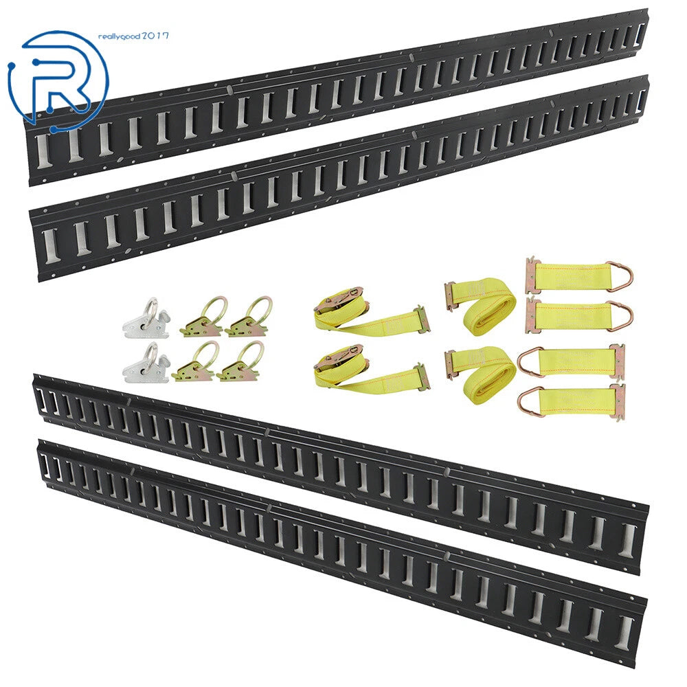 Etrack Steel Rail Tie Down Kit for Make Model