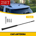 Set of 2 Black Power Radio Antennas for Ford Explorer (2011–2020)