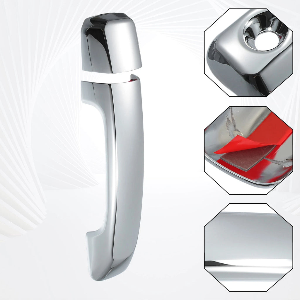 Set of 4 Car Exterior Door Handle Covers for Toyota Tundra, Sequoia (2007–2021)